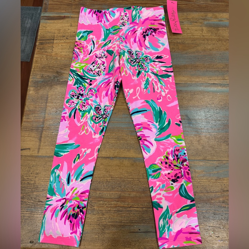 **NWT** Girls Lilly Pulitzer Maia LEGGINGS size M (6-7)